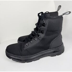 Dr. Martens Women's Size 9 Combs Ankle Boots Canvas  Eyelet Lace Up